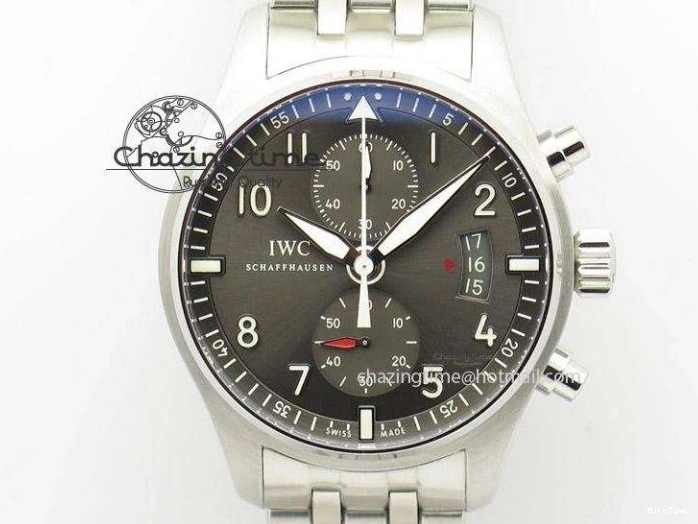 MIROTIME 0129 Snug Portofino IW391022 SS ZK 1:1 Best Edition White Dial Gold Markers On Black Leather Strap A 7130